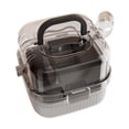 thumbnail image 2 of S SERENABLE 2 Layers Multifunctional House Small Animal Cage for Rats Small Animals Mice black, 2 of 9