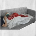 thumbnail image 6 of Letter P Soft Flannel Fleece Throw Blanket, Healthy Living Themed Alphabet Capital P Vegetarian Vegan Food, Cozy Plush for Indoor and Outdoor Use, 50" x 70", Vermilion Green Orange, by Ambesonne, 6 of 6