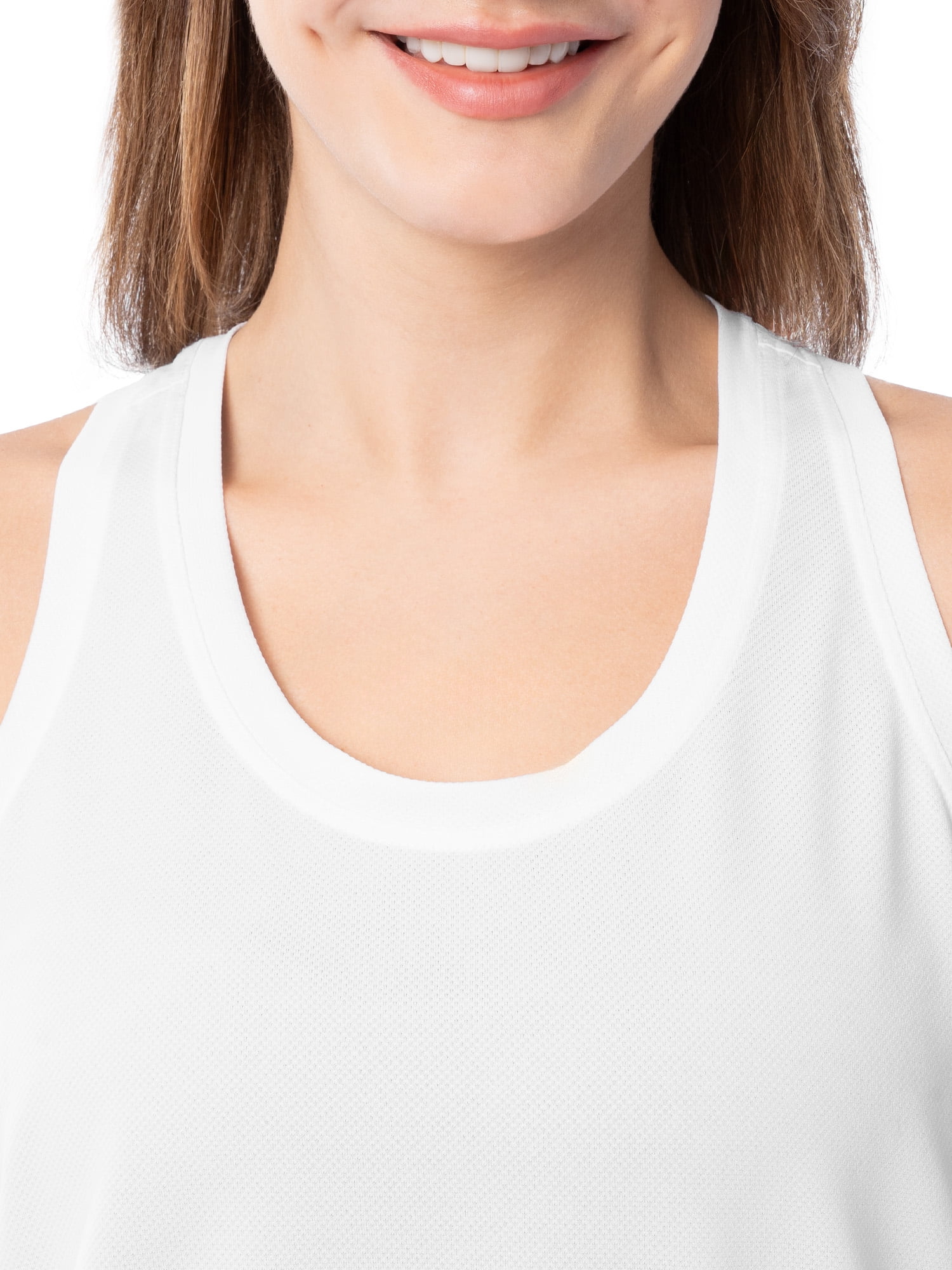 Athletic Works Women's Core Active Texture Knit Racerback Tank Top, Sizes XS-XXXL