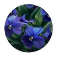 thumbnail image 4 of Orinice Blue Flowers Circle Shape Round Table Cover Stain Resistant Washable Indoor Outdoor Tablecloth Kitchen Dining Wedding Parties Outdoor Fitted 100% Polyester Fiber 42-46, 4 of 8