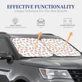 thumbnail image 4 of Windshield Sun Shade, Pink Fruit A Foldable Car Sun Shade Windshield For Front, 2 Pieces, 4 of 4