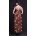 thumbnail image 4 of Bimba Floral Women Summer Printed V Neck Long Maxi Dress Holiday Resort Wear-XX-Large, 4 of 6