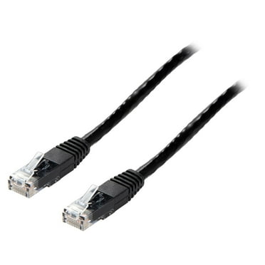 Tripp Lite Cat6 Gigabit Molded Patch Cable, 3 ft. RJ45 (M/M), 550MHz 24 AWG Black 3' (N200-003-BK)