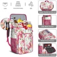 thumbnail image 5 of Travel Cooler Bag - Pioneer Flower Floral Print Pattern Camping Beer Cooler Backpack with Bottle Opener- Waterproof Insulated Picnic Backpacks - Cooler Bag for Beach, 5 of 6