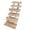 B, variant on Yammee Pet Parrot Perch Climbing Stairs Exercise Toys 3/4/5/6/7/8 Layers Natural Wooden Ladder Bridge Hamster Rat Chew Toys
