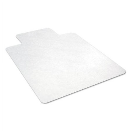 UPC: 0042167200848 | Alera Non-Studded Chair Mat for Hard Floor 45  x 53  with Lip Clear MAT4553HFL
