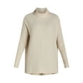 thumbnail image 5 of Time and Tru Women's Rib Roll Neck Tunic, Size S-XXXL, 5 of 5