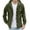 Army Green, variant on COSFO Red Mens Jackets Button Down Casual Solid Corduroy Coat Loose Long Sleeve Ribbed Hooded with Pocket Jackets