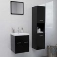 thumbnail image 4 of vidaXL Bathroom Furniture Set Indoor Storage Chipboard Multi Colours/Sizes, 4 of 115