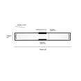 thumbnail image 5 of Millennium Lighting  Teylor LED Bathroom Vanity Lighting Fixture 32 Inch - Modern Gold, 5 of 5