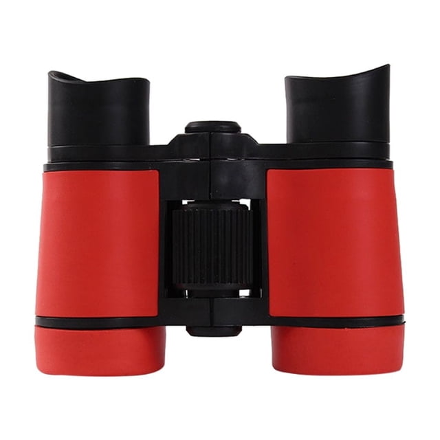EeaseCA Kids Binoculars Telescope Set for Observing Educational Learning(Red)