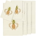 thumbnail image 2 of Authentic Hotel and Spa Turkish Cotton Pineapple Embroidered Cream 8-piece Towel Set, 2 of 5