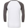 thumbnail image 2 of Canvas Mens 3/4 Sleeve Baseball T-Shirt, 2 of 2