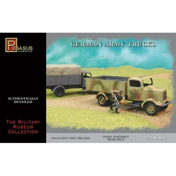 Pegasus Hobbies 7610 1:72 GERMAN ARMY TRUCKS