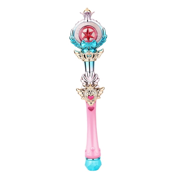 Bewildely Ilumina a la Princesa con Luz y Música para Regalo de Cumpleaños Infantil Kits de decoración para fiestas Coral Reina Estrella