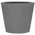 thumbnail image 2 of Pottery Pots Natural Bucket Round Planter Pot Indoor Outdoor Fiber Stone Planter Box 27 Inches - Large - 27" 27" x 27" x 24" - Grey, 2 of 5