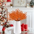 thumbnail image 4 of 10 Pcs Christmas Artificial Berries Branchs,Christmas Picks Holly Sprays,Christmas Tree Decorations,Artificial Berry Branches for Xmas Tree Ornaments, Wreath Crafts, Holiday and Home Decorations, 4 of 6