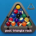 thumbnail image 2 of Billiard Pool Rack System, Adjustable Solid Wood Triangle & Diamond Rack, Gap-Free Precision for 8 Ball&9 Ball, Heavy Duty Accessory, 2 of 6