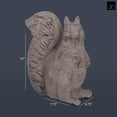 thumbnail image 3 of Ellric Sitting Squirrel Cement Figurine, 3 of 4
