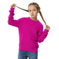 thumbnail image 2 of Girls Long Sleeve Cable Knit Sweater Crewneck Pullover Sweaters Kids Chunky Cute Fall Jumper Tops, 2 of 4