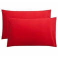 thumbnail image 1 of Fundas de Almohada Suaves y Duraderas Kyuden Home Rojo, 1 of 4