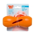 thumbnail image 4 of West Paw Zogoflex Qwizl Small 5.5" Dog Toy Tangerine, 4 of 5
