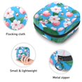 thumbnail image 3 of Cherry and Pink Flowers Sanitary Napkin Storage Bag, Zipper Menstrual Cup Pouch Feminine Menstruation First Period Pads Holder for Girls Women Ladies, 3 of 6