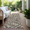 thumbnail image 6 of Addison Rugs Chantille Indoor/Outdoor Transitional Floral Brown Washable Runner Rug, 2'3" x 7'6", 6 of 6