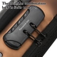 thumbnail image 5 of Naxoaeo Anti-Theft Crossbody Bag, Sling Bag for Men Women, PU Leather Chest Shoulder Bag with Password Lock, Water-Resistant Everyday Bag for Phone Wallet, Travel, Commute, Adjustable Strap, 5 of 7