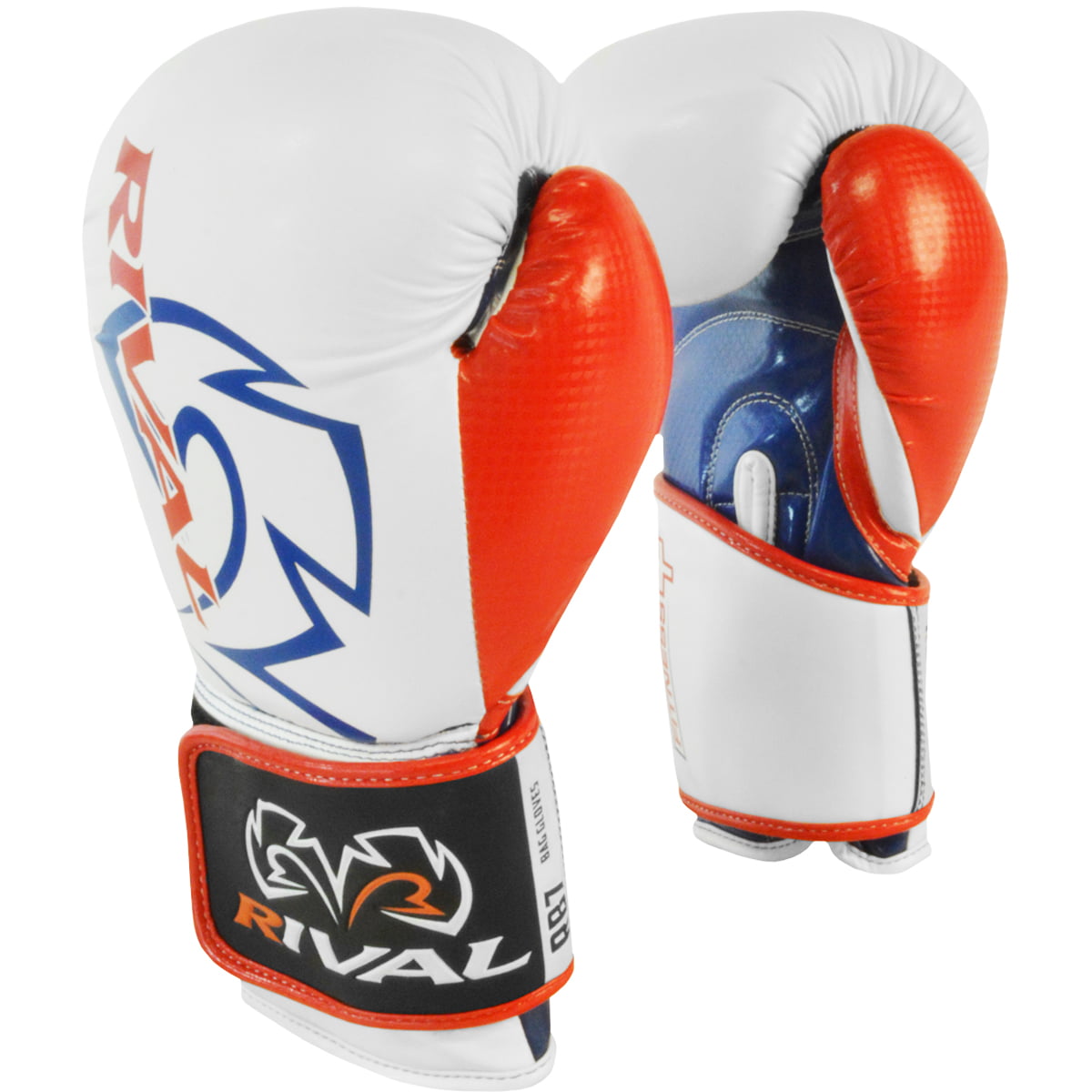 Rival Boxing Bag Gloves RB7 training Fitness White Red Blue 
