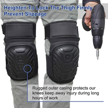 

Alextreme Work Knee Pads with Gel Padding Adjustable Straps for Gardening Construction Works