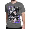 thumbnail image 1 of Camisetas Silver Wolf Honkai Star Rail Game Waifu para hombre y mujer, de algodón, con cuello redondo, de manga corta, únicas, 1 of 7