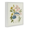 thumbnail image 3 of Stupell Industries Blue Mushrooms & Wildflowers Floral Painting White Framed Art Print Wall Art, 24 x 24, 3 of 8