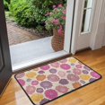 thumbnail image 2 of Pioneer Flower Floral Print Pattern Door Rugs,Washable Non Slip Door Mats Indoor,Decorative Door Mats,Entry Mat Indoor for Entrance,Bedroom,Kitchen,Bathroom,30"x17", 2 of 6