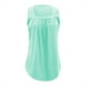 thumbnail image 2 of Playeras,Blusas y Tops,Ropa para Mujer Gráfico camisetas sin mangas para las mujeres Tops de verano para mujer Cuello cuadrado Suelto Casual Manga corta (Mint Green, XXXXL), 2 of 6