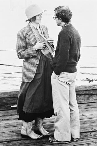 Art print POSTER Canvas Woody Allen and Diane Keaton in Annie Hall