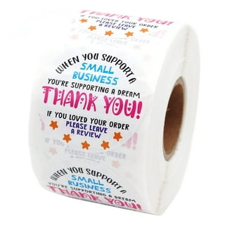 Thank You Your Business Stickers