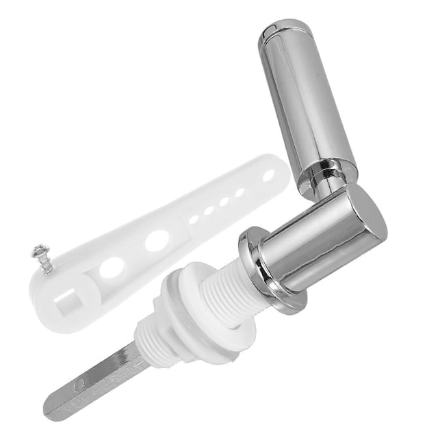 Universal Toilet Tank Replacement Kit Toilet Handle Plastic Modern Design Toilet Tank Repair 5.9×4.7×1.4in 1Set