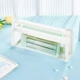 thumbnail image 2 of SLYNSHome Clear Pencil Case,PVC Pencil Pouch Plastic Transparent Pen Bag Stationery Make up Organizer with Zipper Office Travel Supplies for Men Women - White, 2 of 7