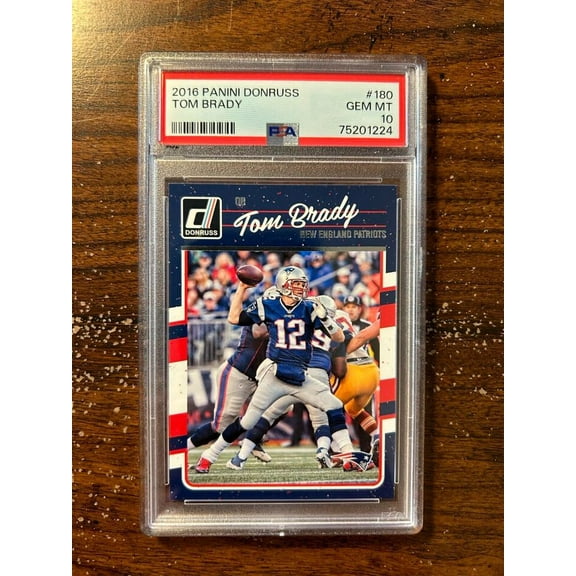 Tom Brady #180 - 2016 Panini Donruss - PSA 10 GEM MT