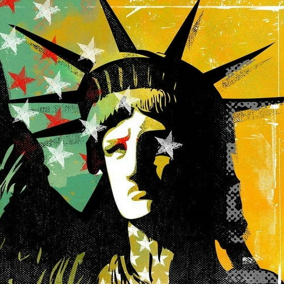 Marmont Hill "Liberty" by Rick Martin Painting Print on Wrapped Canvas