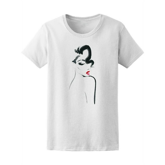 Fashion Attractive Lady T-Shirt Women -Image by Shutterstock, Female XX-Large