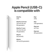 Apple Pencil (USB-C): Pixel-Perfect Precision, Tilt Sensitivity, and Industry-Leading Low Latency for Note-Taking, Drawing, and Signing Documents. Attaches Magnetically, Charges and Pairs with USB-C