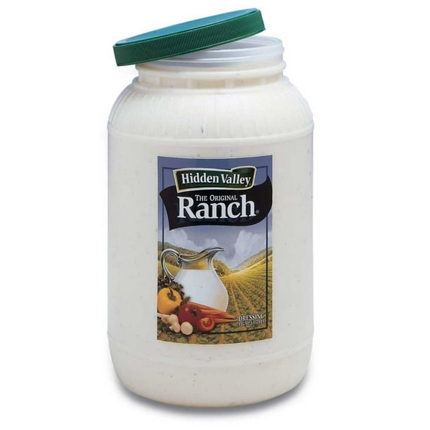 4 PACKS Hidden Valley Original Ranch Dressing, 1 Gallon 4 per case