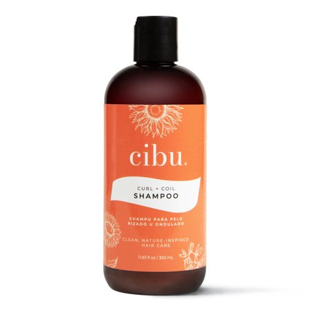 CIBU Curl + Coil Shampoo 30065 Frizz-Free Natural Curl/Coil Hair 11.83oz