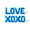 Blue, variant on Letter Balloons - LOVE XOXO 16" Inch Alphabet Letters Foil Mylar Balloon Valentine's Day Party Banner (Gold)