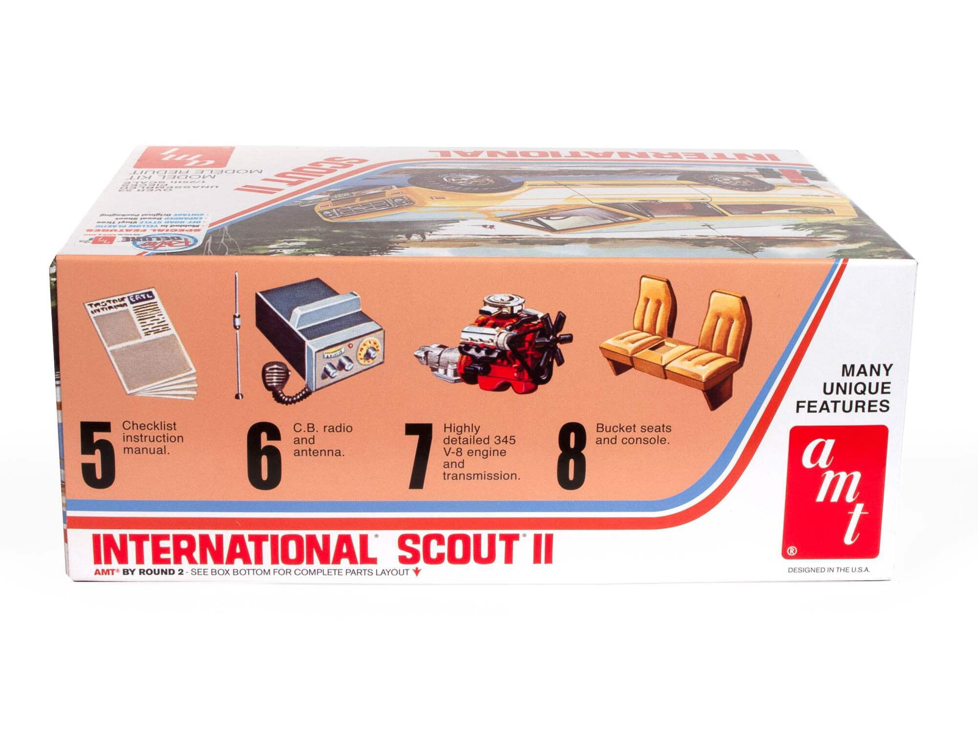 Skill 2 Model Kit IH International Harvester Scout II 1/25 Scale Model by AMT