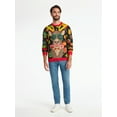thumbnail image 2 of Men's Dasher Reindeer Ugly Christmas Sweater from Holiday Time, Midweight, Sizes M-2XL, 2 of 5