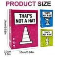 thumbnail image 3 of Bluffing Card Game, That’S Not A Hat Bluffing & Memory Card Game - Fun Family Party Game Suitable for All Ages, Strategic Brain Teaser for Gatherings & Game Nights, Memory Strategy Game, Red, 3 of 9