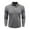Gray #2, variant on Zimjoy Black Golf Polos for Men Casual Long Sleeve Ribbed Textured Mens Polo Shirts Loose Fit Button Strechy Golf Shirt Men Collared Fall Outwear, Black XL